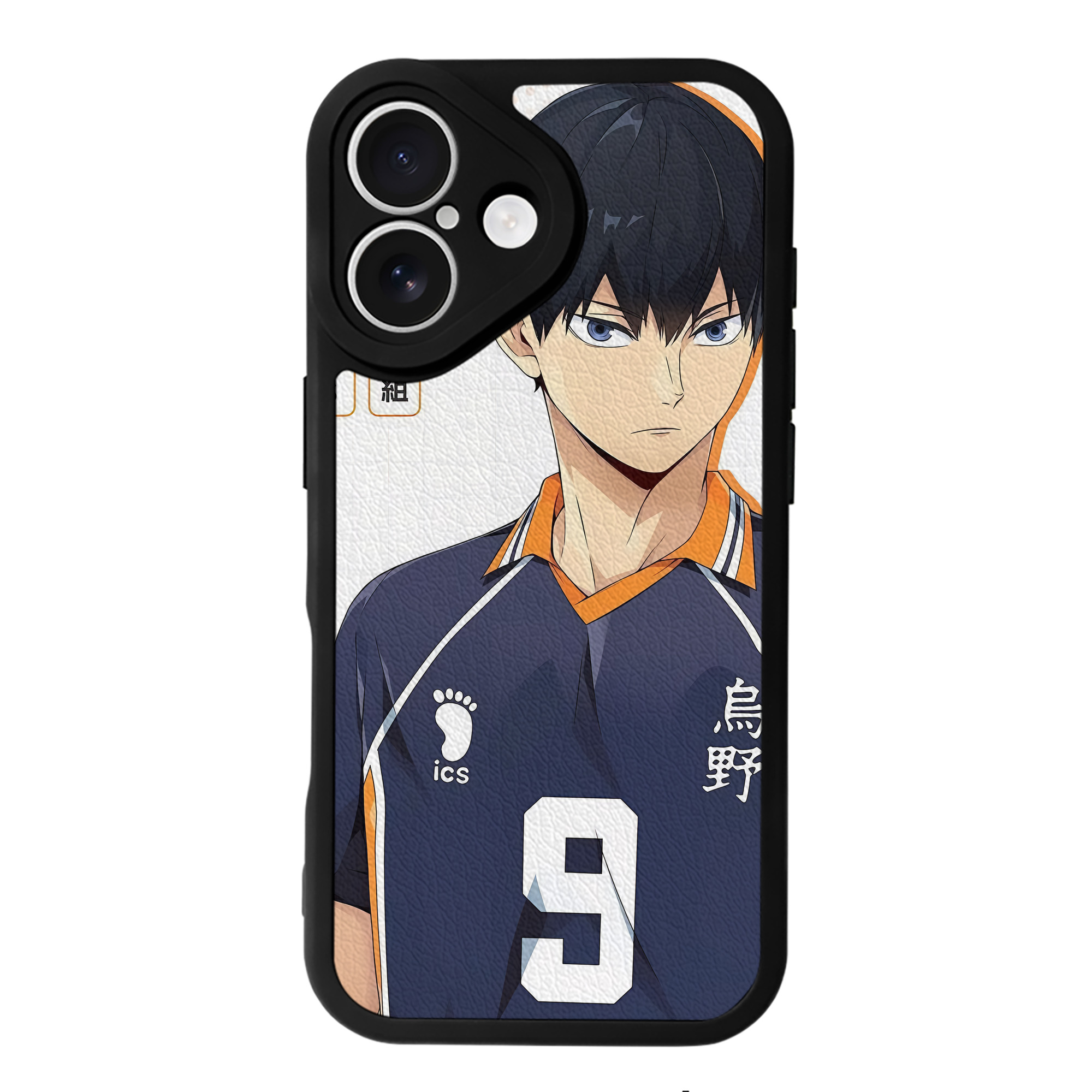 （画像用） ハイキュー!! Haikyu!! 【iPhone 16シリーズ対応】シリコンスマホケース（レザー調） 材質：シリコン